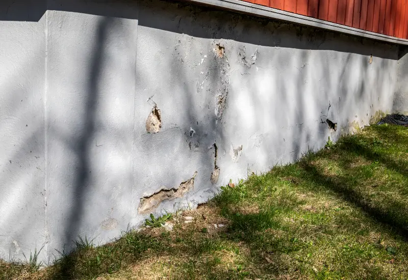 A foundation that needs to be repaired in Waukesha, WI